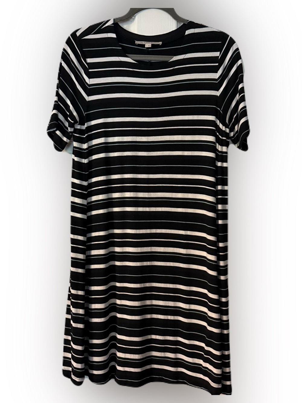Striped Short Sleeve Dress